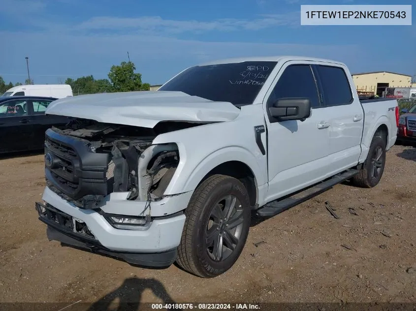 1FTEW1EP2NKE70543 2022 Ford F-150 Xlt