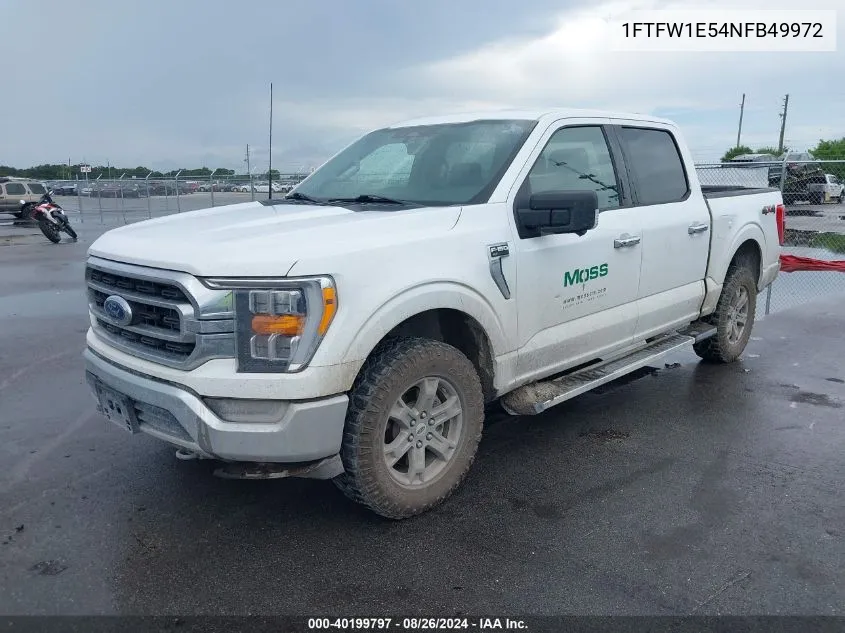 1FTFW1E54NFB49972 2022 Ford F-150 Xlt