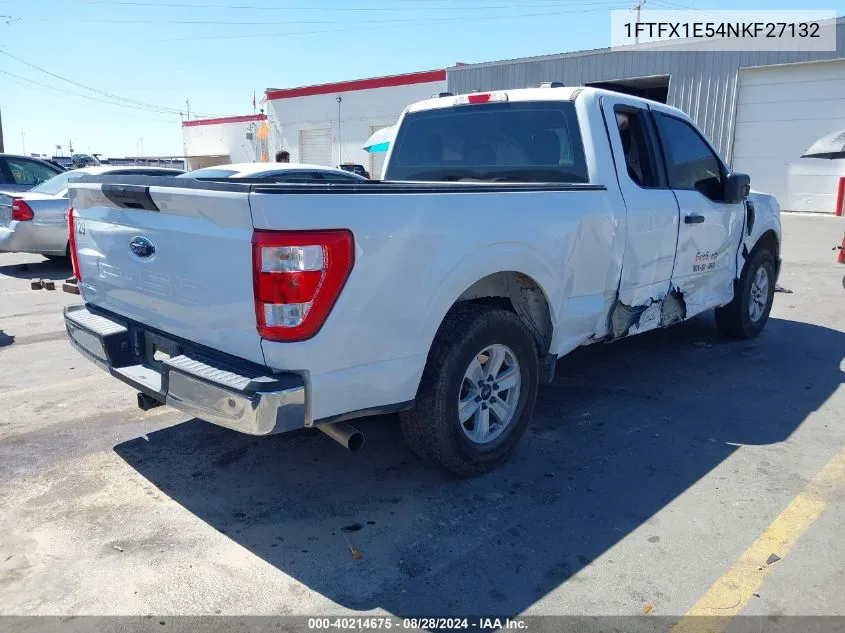 2022 Ford F-150 Xl VIN: 1FTFX1E54NKF27132 Lot: 40214675