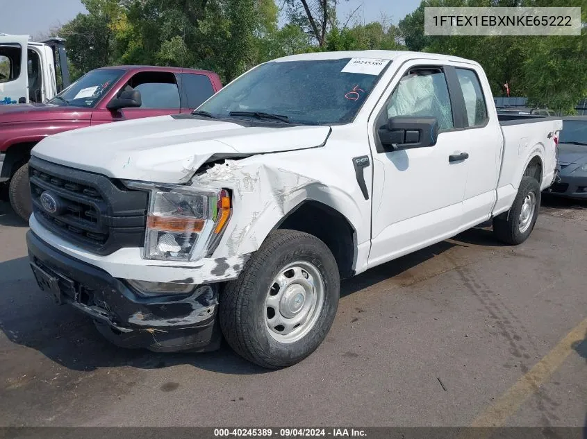 2022 Ford F-150 Xl VIN: 1FTEX1EBXNKE65222 Lot: 40245389