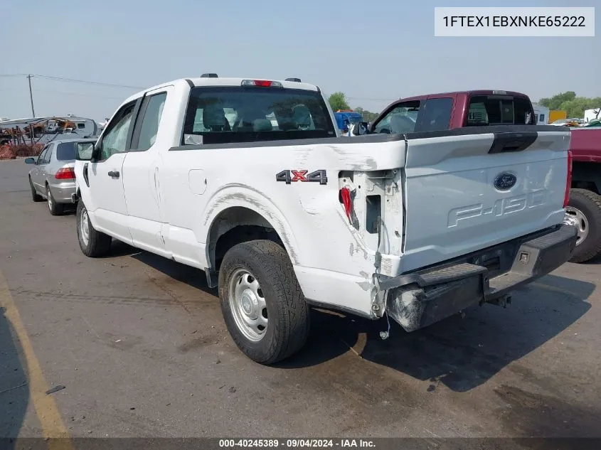 2022 Ford F-150 Xl VIN: 1FTEX1EBXNKE65222 Lot: 40245389