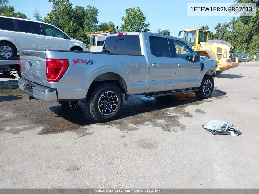 1FTFW1E82NFB57613 2022 Ford F-150 Xlt