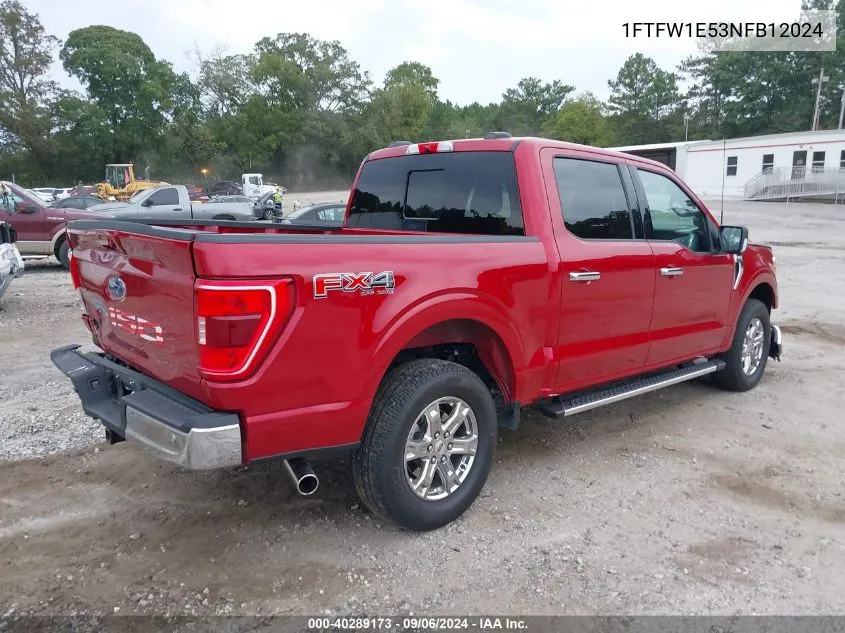 1FTFW1E53NFB12024 2022 Ford F-150 Xlt