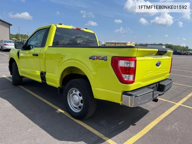 2022 Ford F-150 Xl VIN: 1FTMF1EB0NKE01592 Lot: 40298037