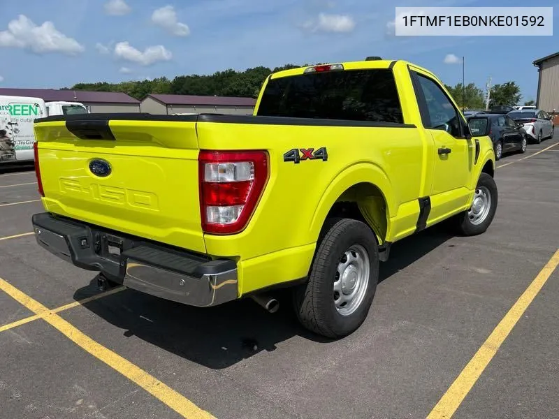 2022 Ford F-150 Xl VIN: 1FTMF1EB0NKE01592 Lot: 40298037