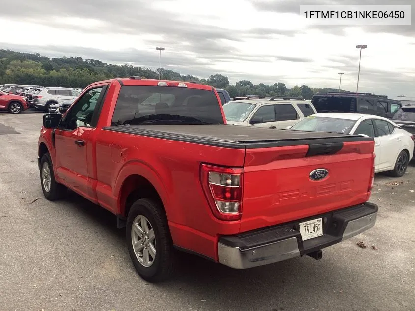 2022 Ford F150 VIN: 1FTMF1CB1NKE06450 Lot: 40354211