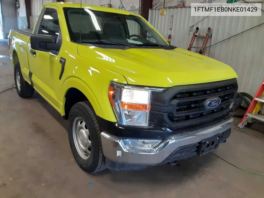 2022 Ford F-150 Xl VIN: 1FTMF1EB0NKE01429 Lot: 40360273