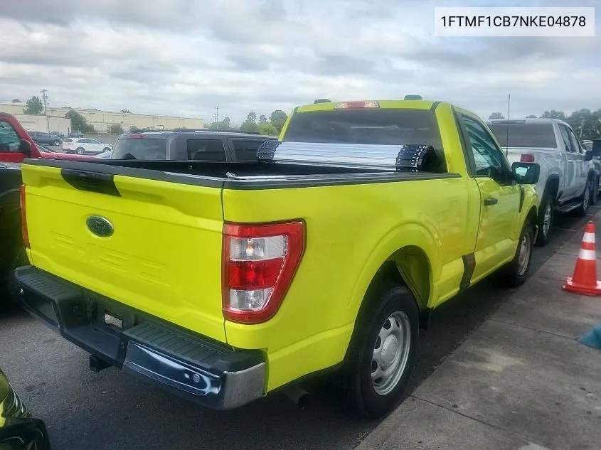 2022 Ford F150 VIN: 1FTMF1CB7NKE04878 Lot: 40379301