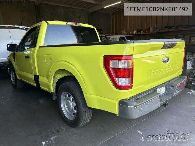 2022 Ford F150 VIN: 1FTMF1CB2NKE01497 Lot: 40384449