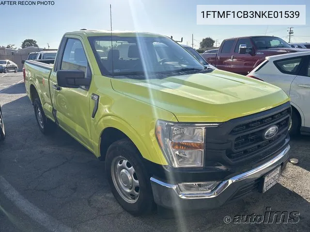 2022 Ford F-150 Xl VIN: 1FTMF1CB3NKE01539 Lot: 40386133