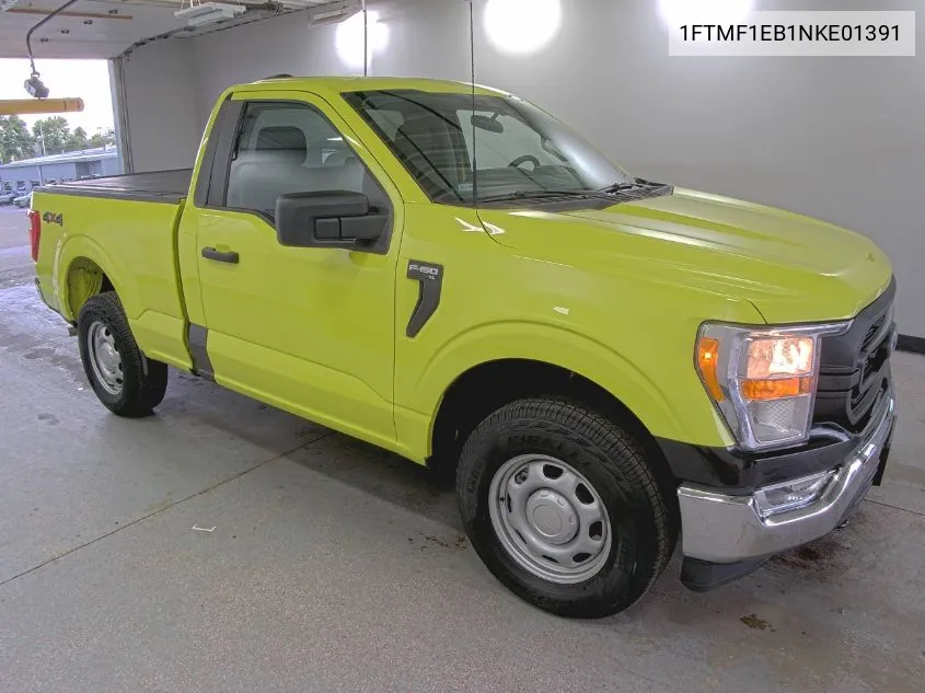 2022 Ford F-150 Xl VIN: 1FTMF1EB1NKE01391 Lot: 40392681