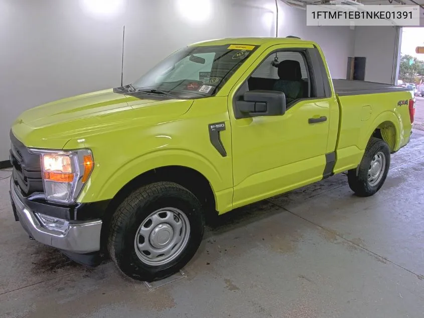 2022 Ford F-150 Xl VIN: 1FTMF1EB1NKE01391 Lot: 40392681