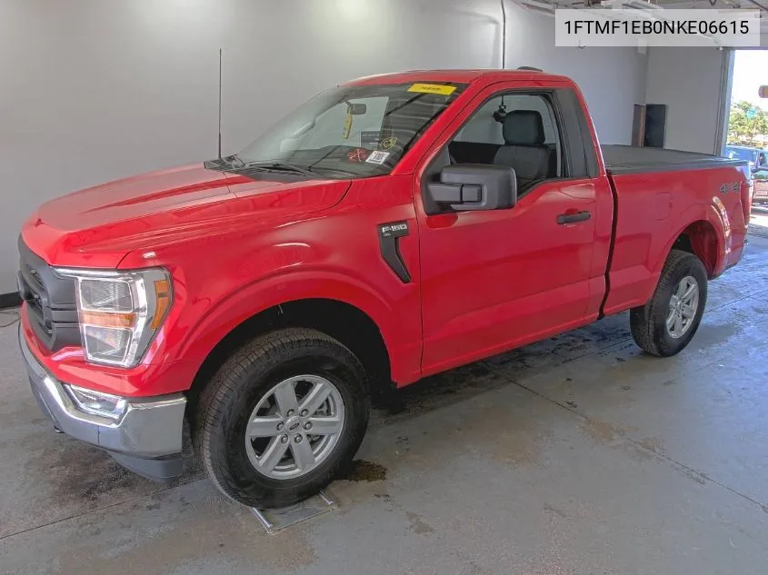 2022 Ford F-150 Xl VIN: 1FTMF1EB0NKE06615 Lot: 40395871