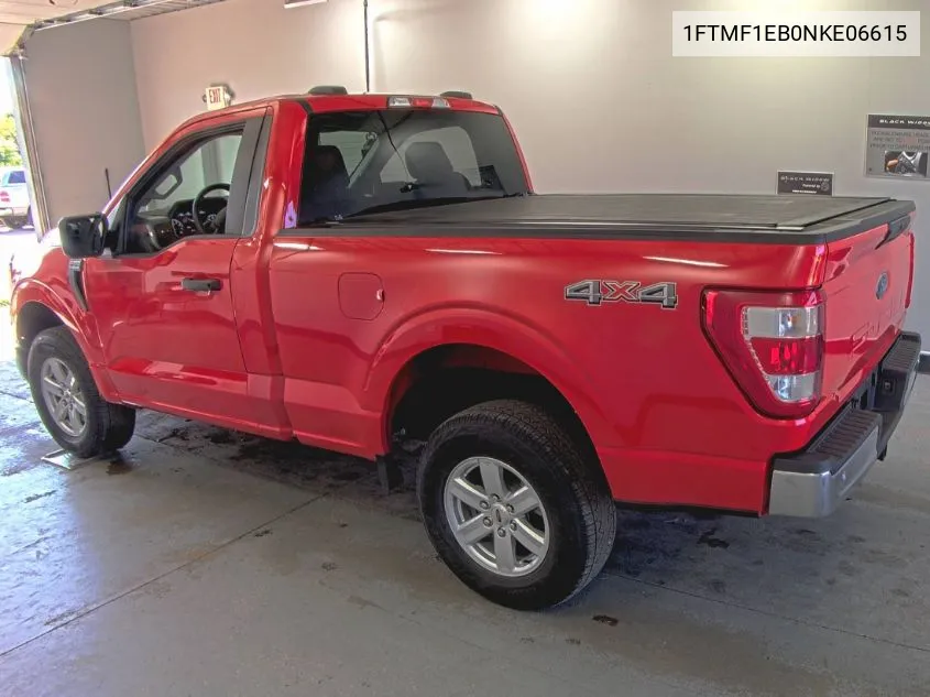 2022 Ford F-150 Xl VIN: 1FTMF1EB0NKE06615 Lot: 40395871