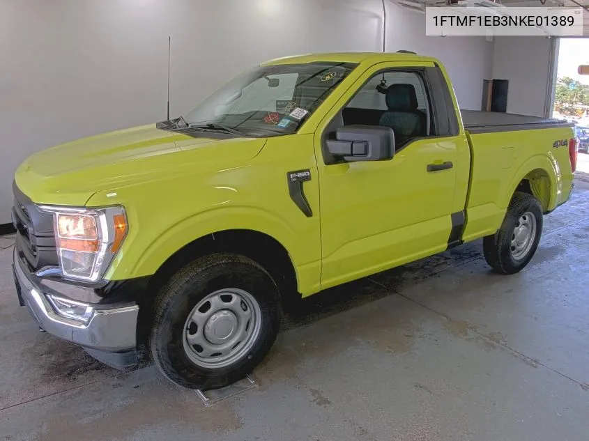 2022 Ford F-150 Xl VIN: 1FTMF1EB3NKE01389 Lot: 40395872