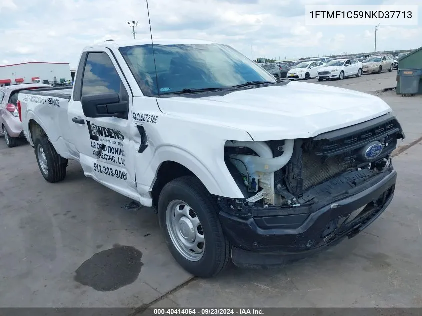 2022 Ford F-150 Xl VIN: 1FTMF1C59NKD37713 Lot: 40414064