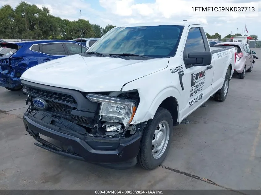 2022 Ford F-150 Xl VIN: 1FTMF1C59NKD37713 Lot: 40414064