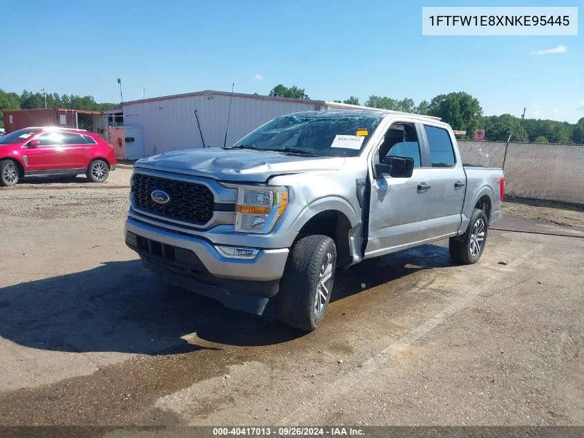 2022 Ford F-150 Xl VIN: 1FTFW1E8XNKE95445 Lot: 40417013