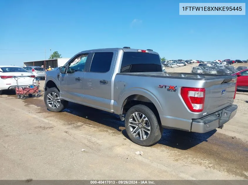 2022 Ford F-150 Xl VIN: 1FTFW1E8XNKE95445 Lot: 40417013