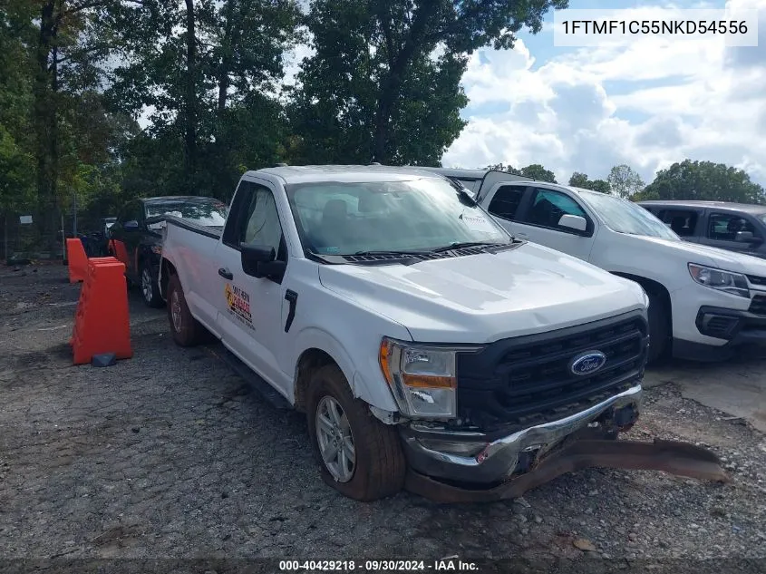 2022 Ford F-150 Xl VIN: 1FTMF1C55NKD54556 Lot: 40429218