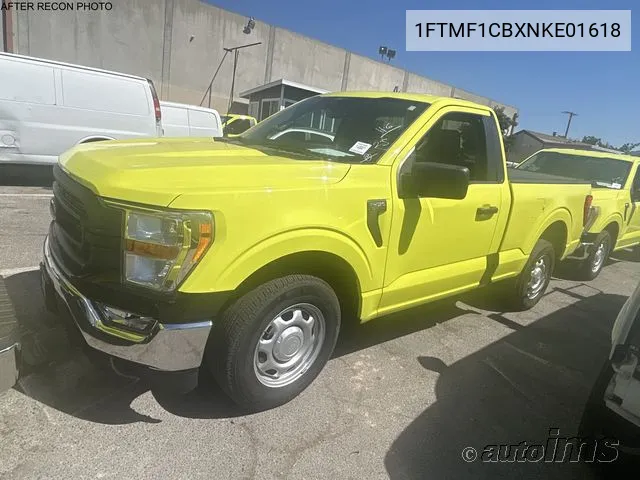 2022 Ford F150 VIN: 1FTMF1CBXNKE01618 Lot: 40433523