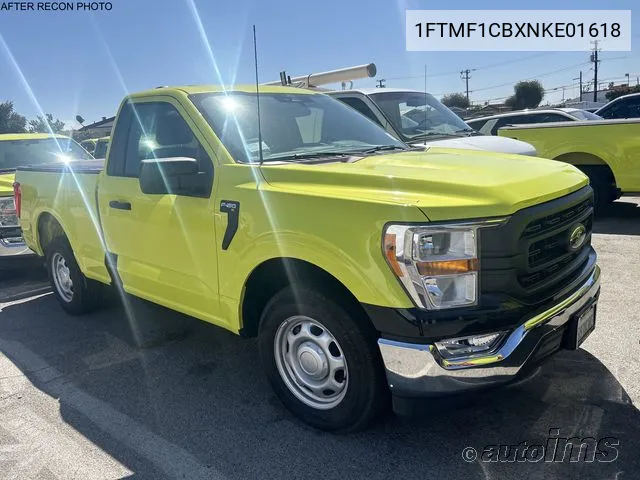 2022 Ford F150 VIN: 1FTMF1CBXNKE01618 Lot: 40433523