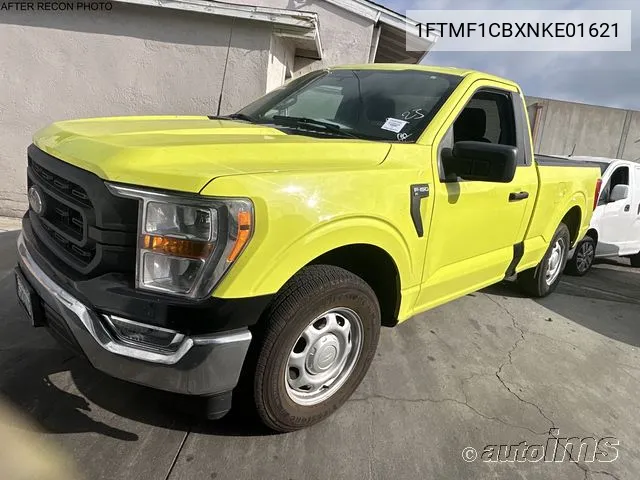 2022 Ford F-150 Xl VIN: 1FTMF1CBXNKE01621 Lot: 40433528