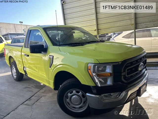 2022 Ford F-150 Xl VIN: 1FTMF1CB3NKE01489 Lot: 40440066