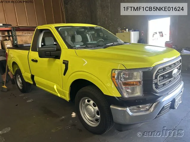 2022 Ford F-150 Xl VIN: 1FTMF1CB5NKE01624 Lot: 40443256