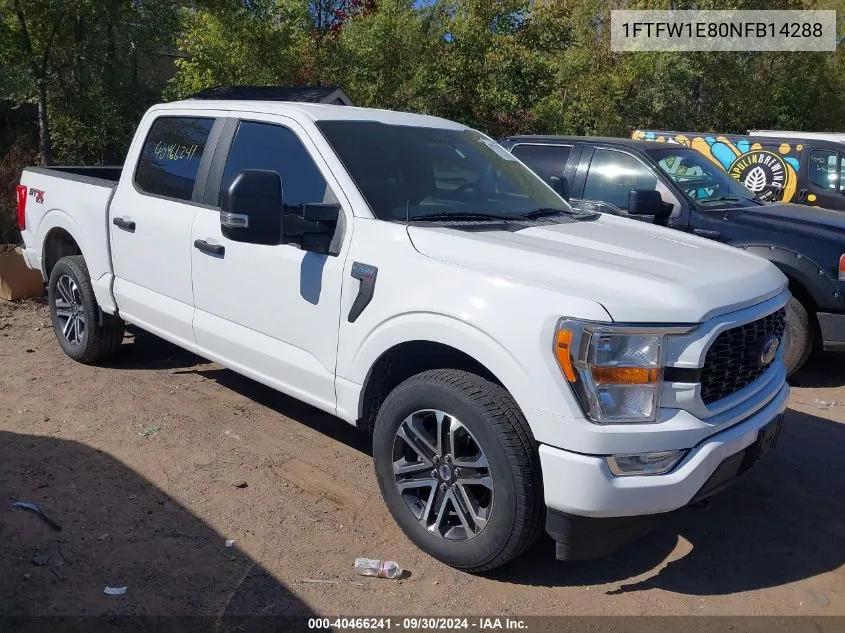 2022 Ford F-150 Xl VIN: 1FTFW1E80NFB14288 Lot: 40466241