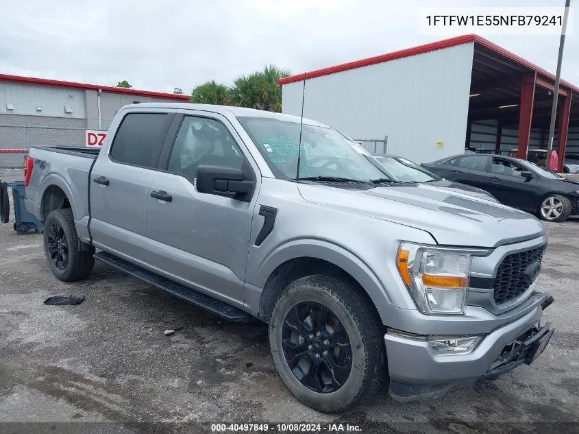 2022 Ford F-150 Xl VIN: 1FTFW1E55NFB79241 Lot: 40497849