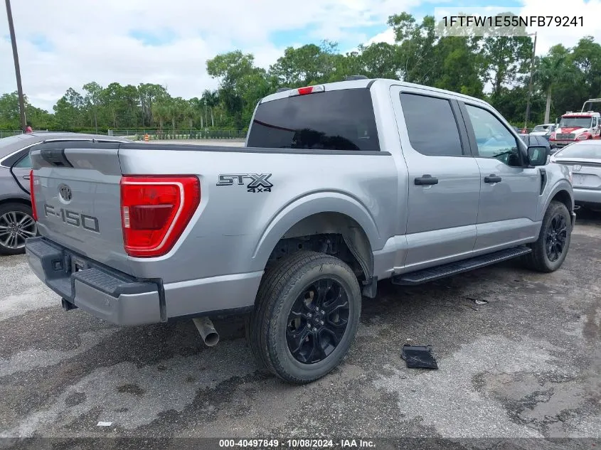 2022 Ford F-150 Xl VIN: 1FTFW1E55NFB79241 Lot: 40497849