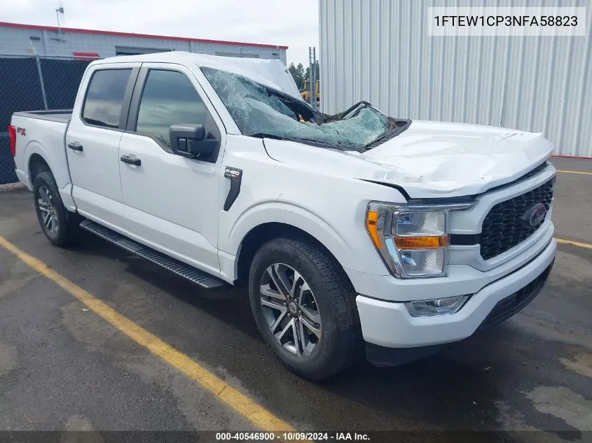 2022 Ford F-150 Xl VIN: 1FTEW1CP3NFA58823 Lot: 40546900