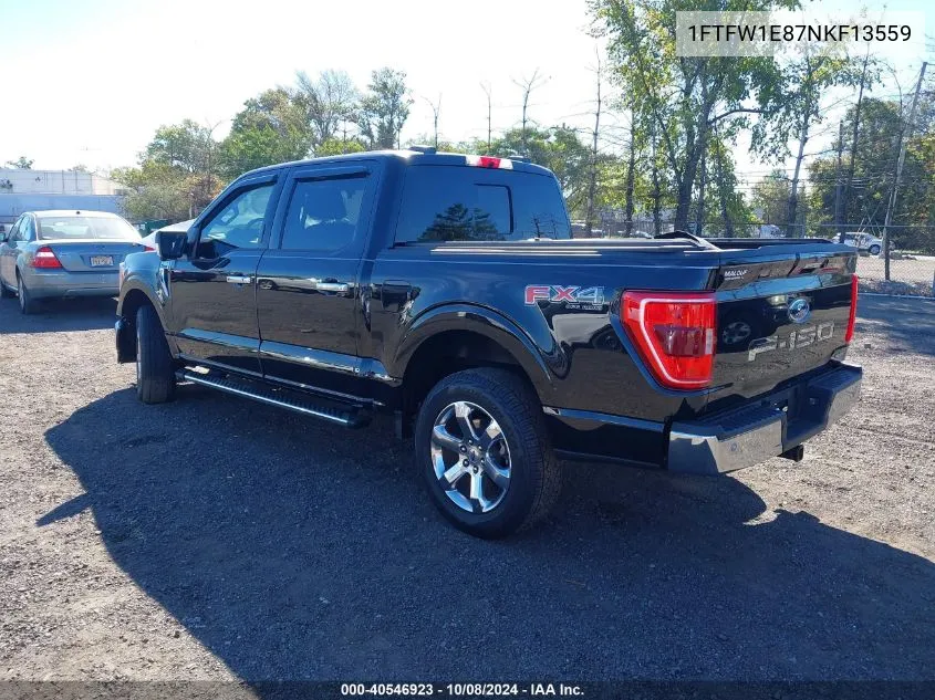 1FTFW1E87NKF13559 2022 Ford F-150 Xlt