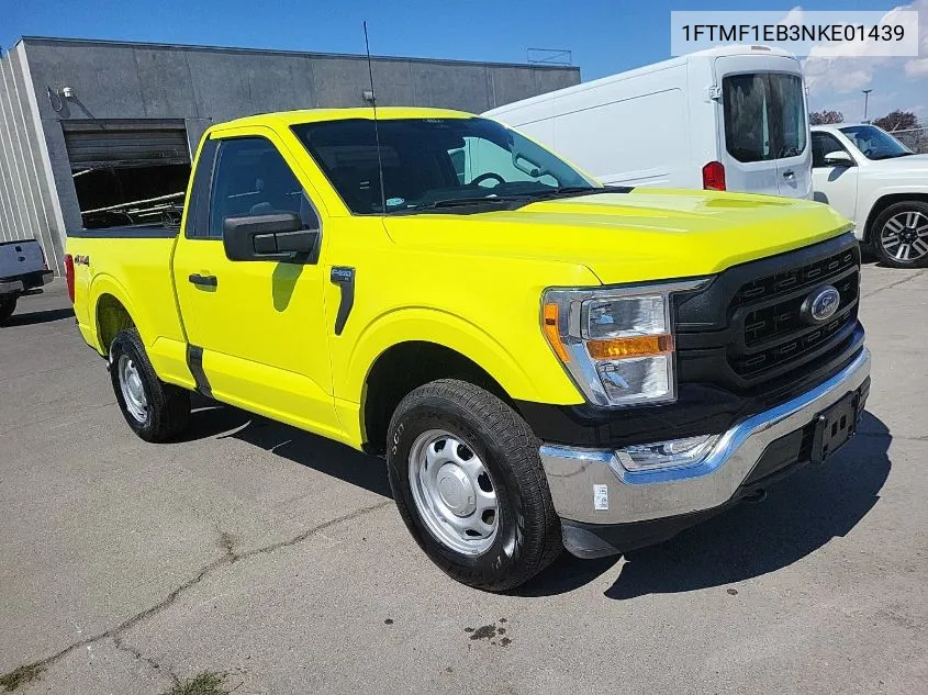 2022 Ford F-150 Xl VIN: 1FTMF1EB3NKE01439 Lot: 40578301