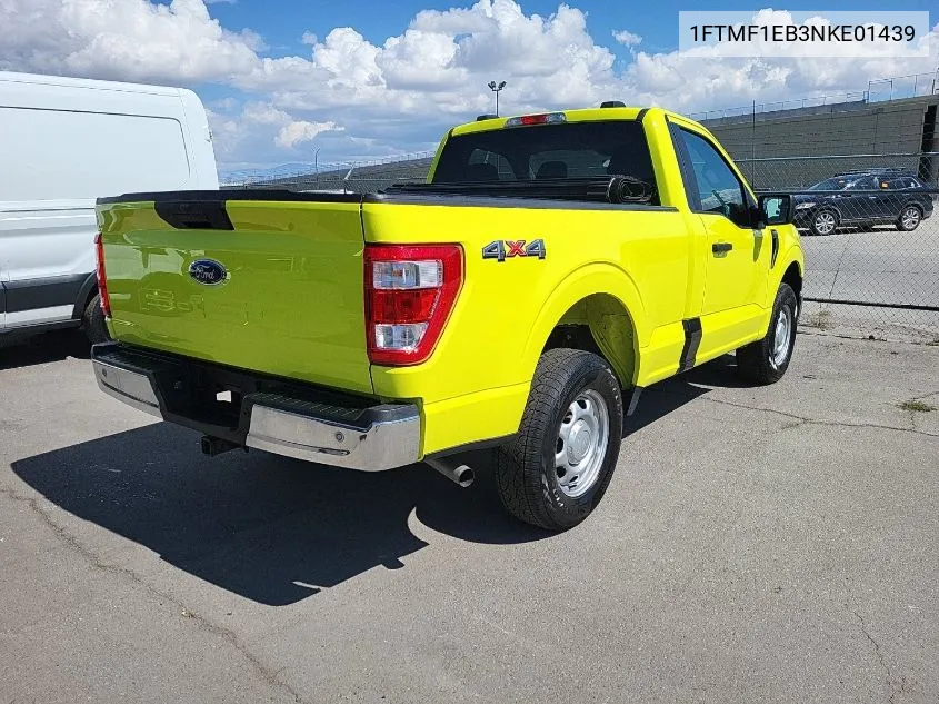 2022 Ford F-150 Xl VIN: 1FTMF1EB3NKE01439 Lot: 40578301