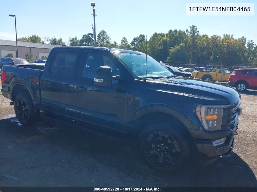 2022 Ford F-150 Xlt VIN: 1FTFW1E54NFB04465 Lot: 40592728