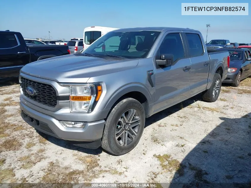 2022 Ford F-150 Xl VIN: 1FTEW1CP3NFB82574 Lot: 40601169