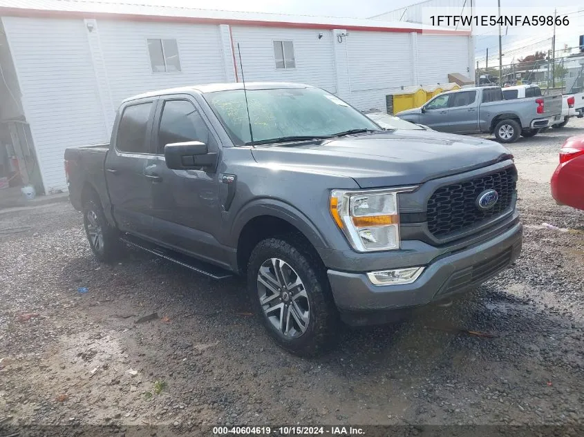 2022 Ford F-150 Xl VIN: 1FTFW1E54NFA59866 Lot: 40604619