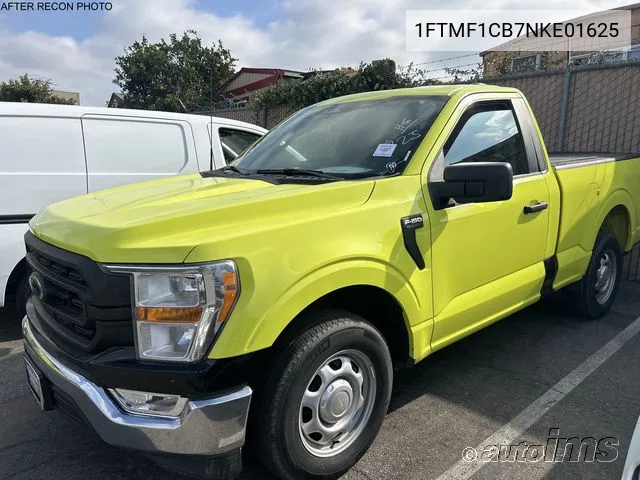 2022 Ford F-150 Xl VIN: 1FTMF1CB7NKE01625 Lot: 40613807