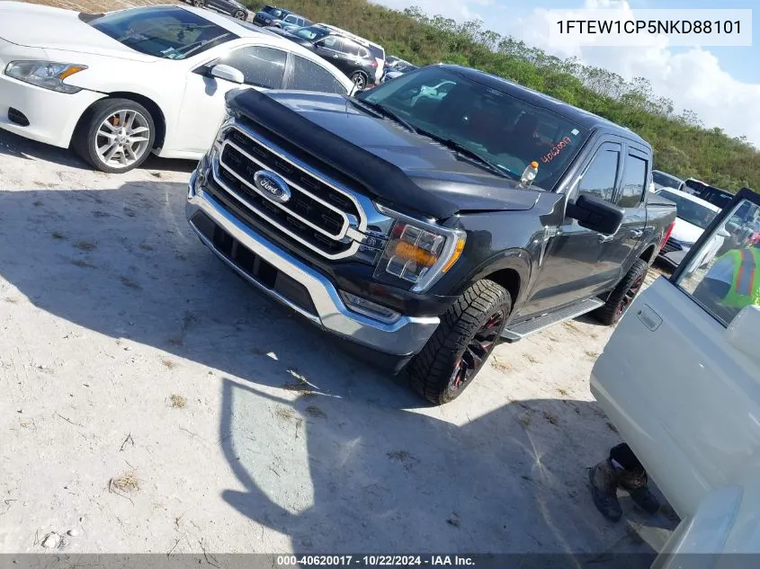 2022 Ford F-150 Xlt VIN: 1FTEW1CP5NKD88101 Lot: 40620017