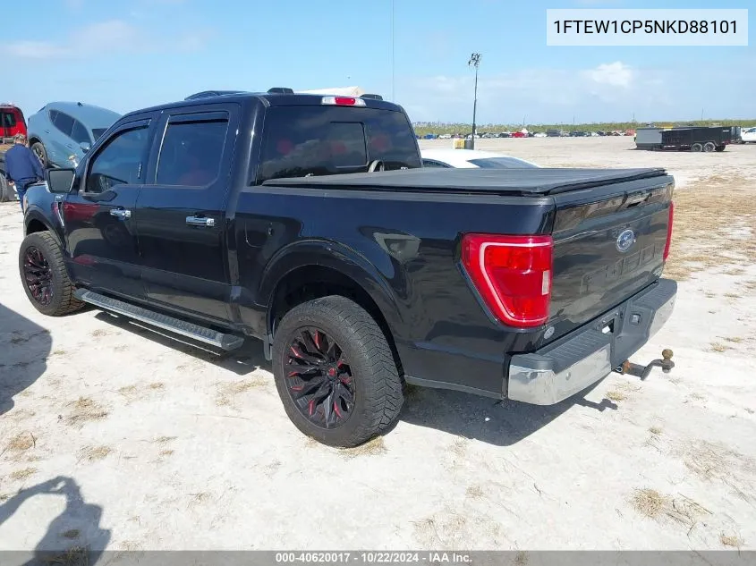 2022 Ford F-150 Xlt VIN: 1FTEW1CP5NKD88101 Lot: 40620017