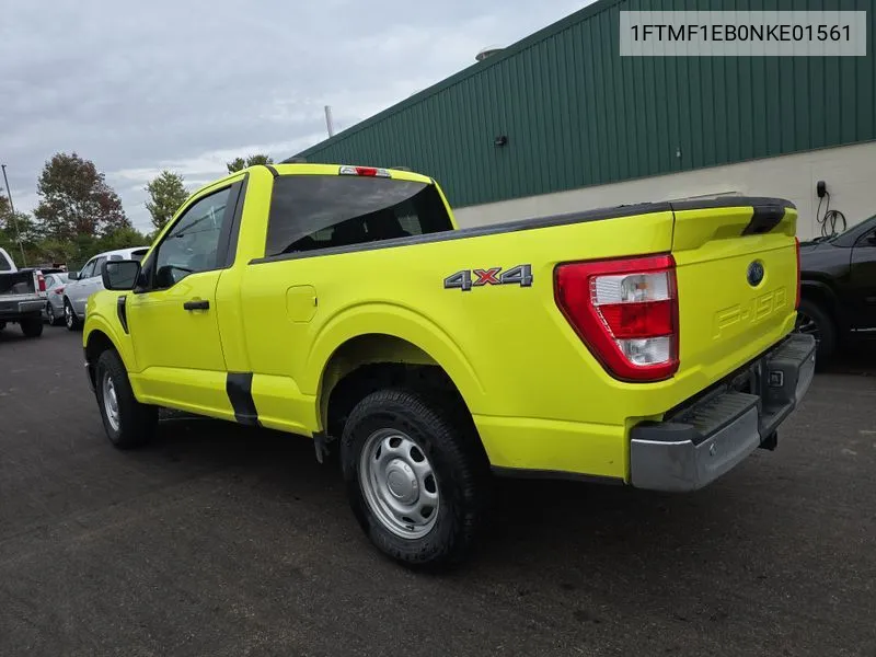 2022 Ford F-150 Xl VIN: 1FTMF1EB0NKE01561 Lot: 40626318