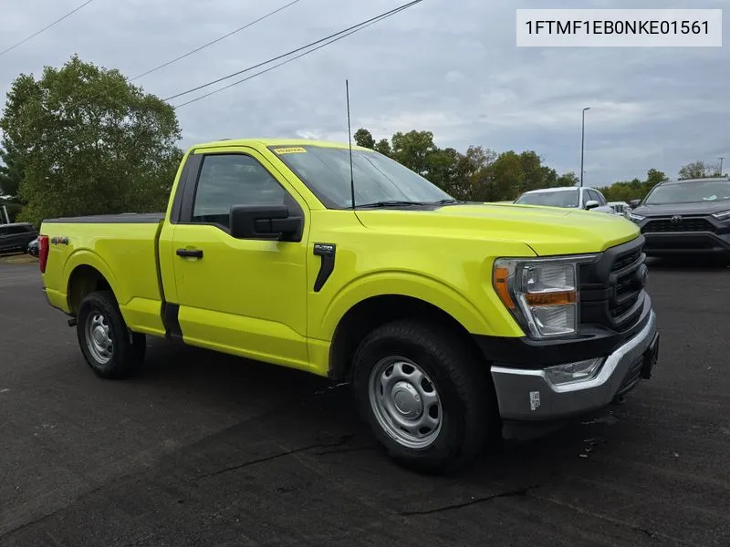 2022 Ford F-150 Xl VIN: 1FTMF1EB0NKE01561 Lot: 40626318