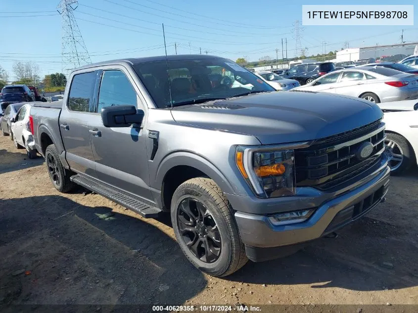 2022 Ford F-150 Xlt VIN: 1FTEW1EP5NFB98708 Lot: 40629355