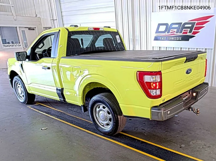 2022 Ford F-150 Xl VIN: 1FTMF1CB8NKE04906 Lot: 40649014