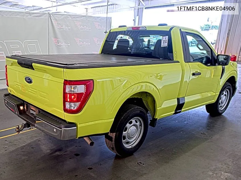 2022 Ford F-150 Xl VIN: 1FTMF1CB8NKE04906 Lot: 40649014