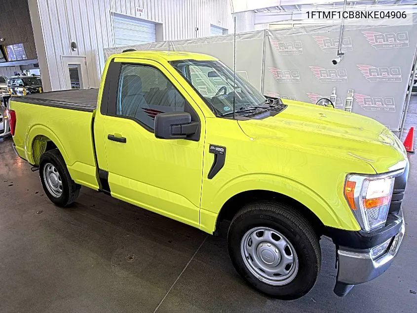 2022 Ford F-150 Xl VIN: 1FTMF1CB8NKE04906 Lot: 40649014