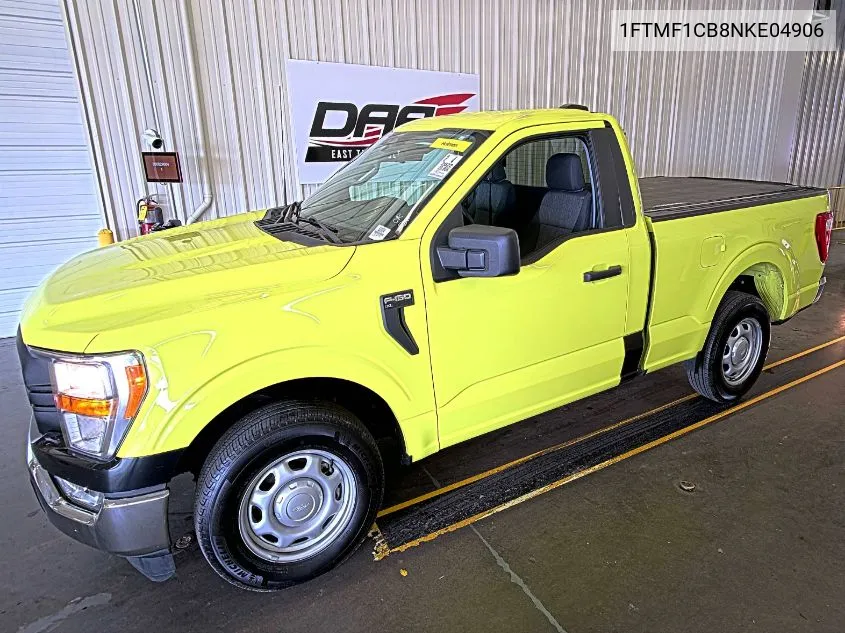 2022 Ford F-150 Xl VIN: 1FTMF1CB8NKE04906 Lot: 40649014