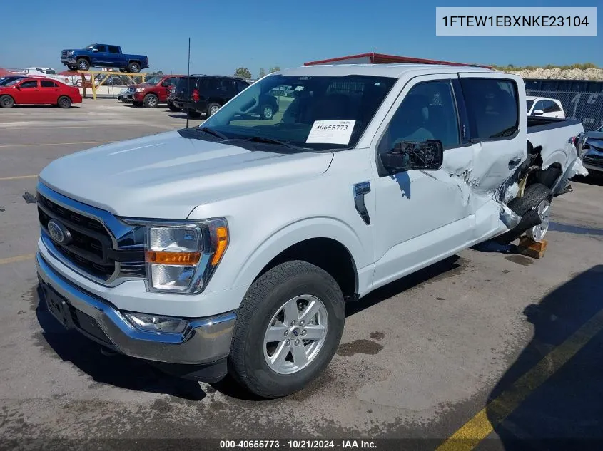 2022 Ford F-150 Xlt VIN: 1FTEW1EBXNKE23104 Lot: 40655773